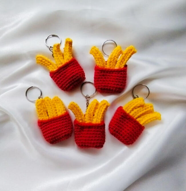 French Fries Keychain - Php 65