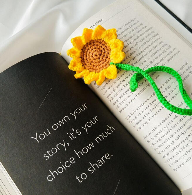 Sunflower Bookmark - Php50